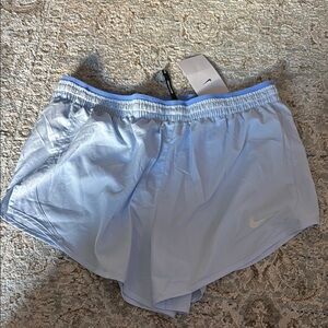 Nike Women's Light Blue lined Shorts NWT